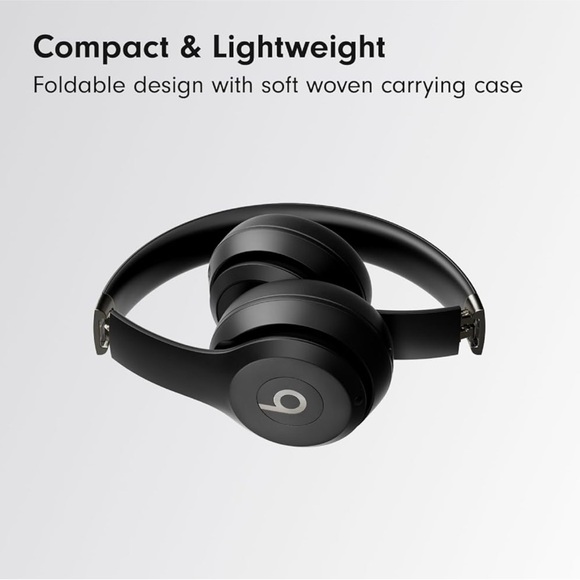 Beats Solo 4 - Wireless Bluetooth On-Ear Headphones - Matte Black - Picture 3 of 3